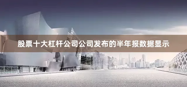 股票十大杠杆公司　　公司发布的半年报数据显示